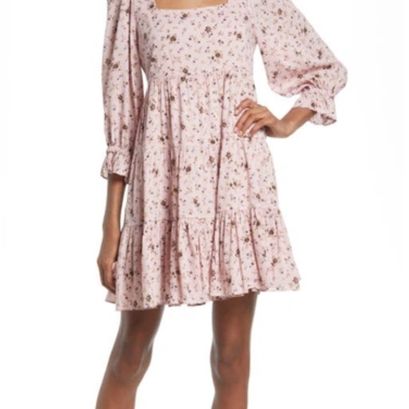 Madewell Lizzie Babydoll Dress in Fresh Sprigs 0 - Picture 2 of 11